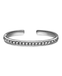 David Yurman Sterling Silver Pyramid Cuff Bracelet
