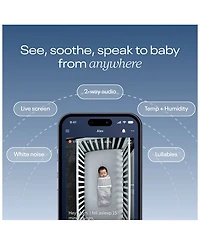 Pro Smart Baby Monitor & Wall Mount