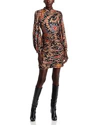 Kobi Halperin Elizabeth Long Sleeve Mini Dress