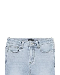 Girls' Floral Embroidered Flare Leg Jeans - Big Kid