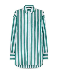 Oversized Striped Shirt