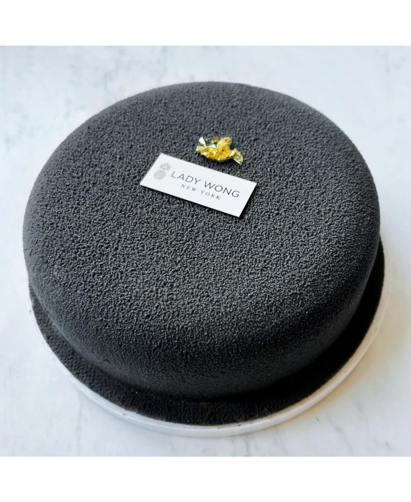 Black Sesame Passion Fruit Entremet Cake
