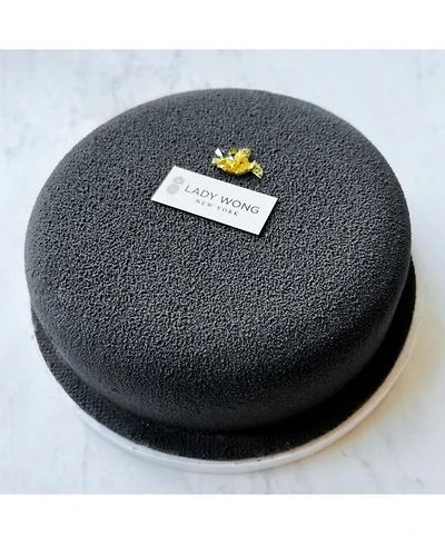 Black Sesame Passion Fruit Entremet Cake