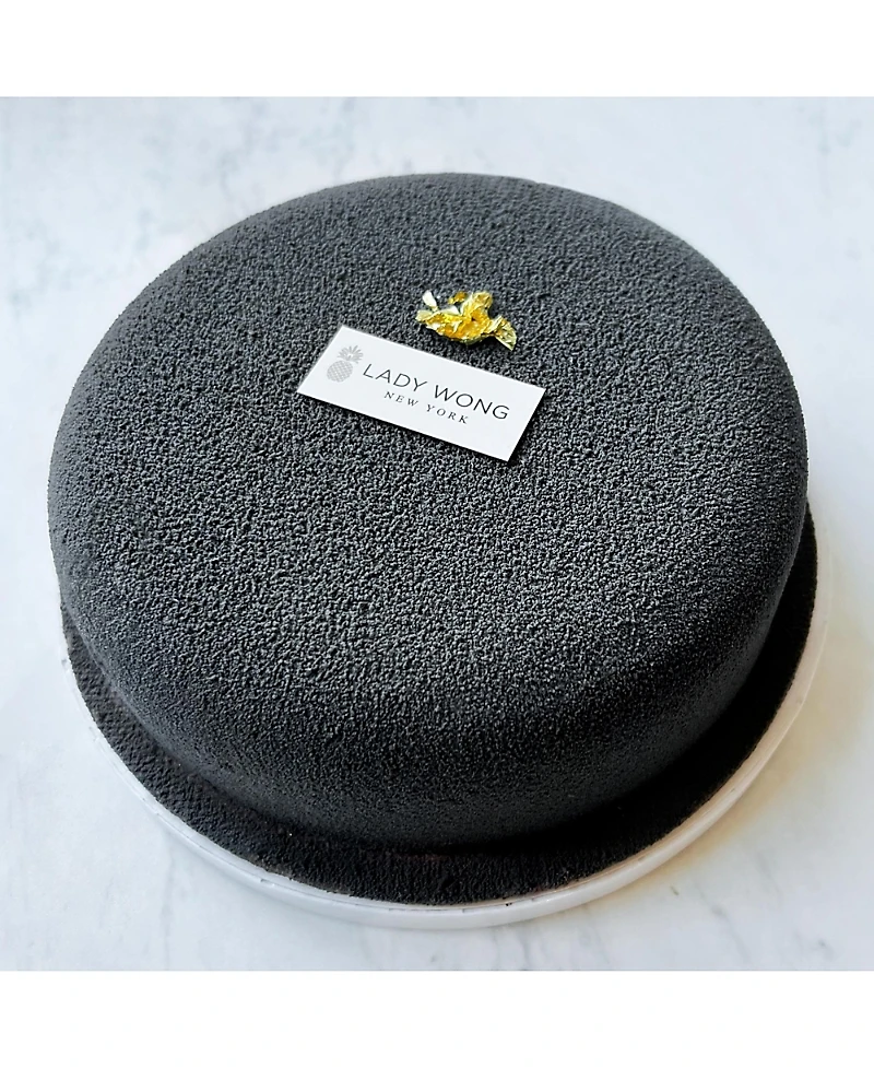 Lady Wong Black Sesame Passion Fruit Entremet Cake
