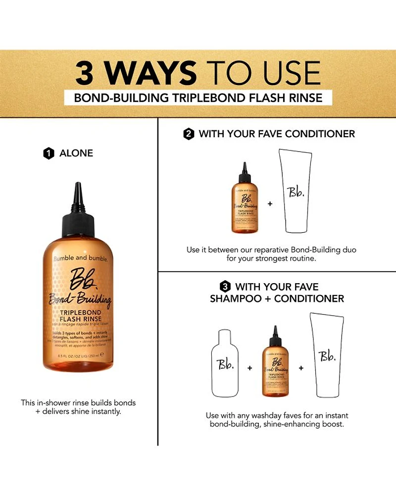 Bond-Building TripleBond Flash Rinse for Damaged Hair 8.5 oz.