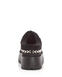 Women's Nelle Shearling Platform Slippers