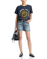 Skipper High Rise Denim Shorts Lets Ride