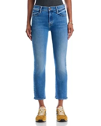 The Dazzler High Rise Cropped Straight Jeans Ready Set