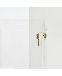 Wall Mounted Clear Pet Gate Zig Zag