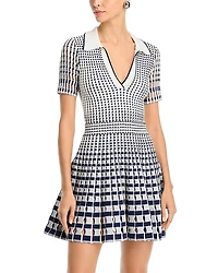 Simkhai Tovi Polo Shirt Mini Dress