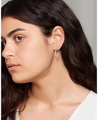 Terra Hoops size M in Gold