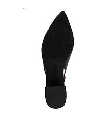 Women's Georgia Pointed Toe Slingback Block Heel Pumps