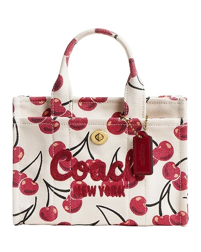 Cargo Tote Bag 20 with Cherry Print