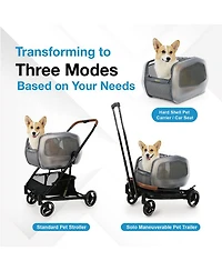 NeoRider Multi-purpose Detachable Pet Stroller-Wagon