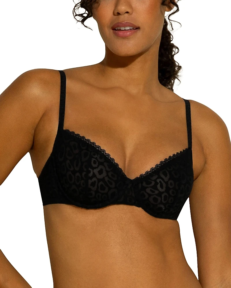 Cosabella Accra Flocked Animal Print Underwire Bra