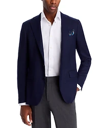 Capri Textured Solid Slim Fit Sport Coat