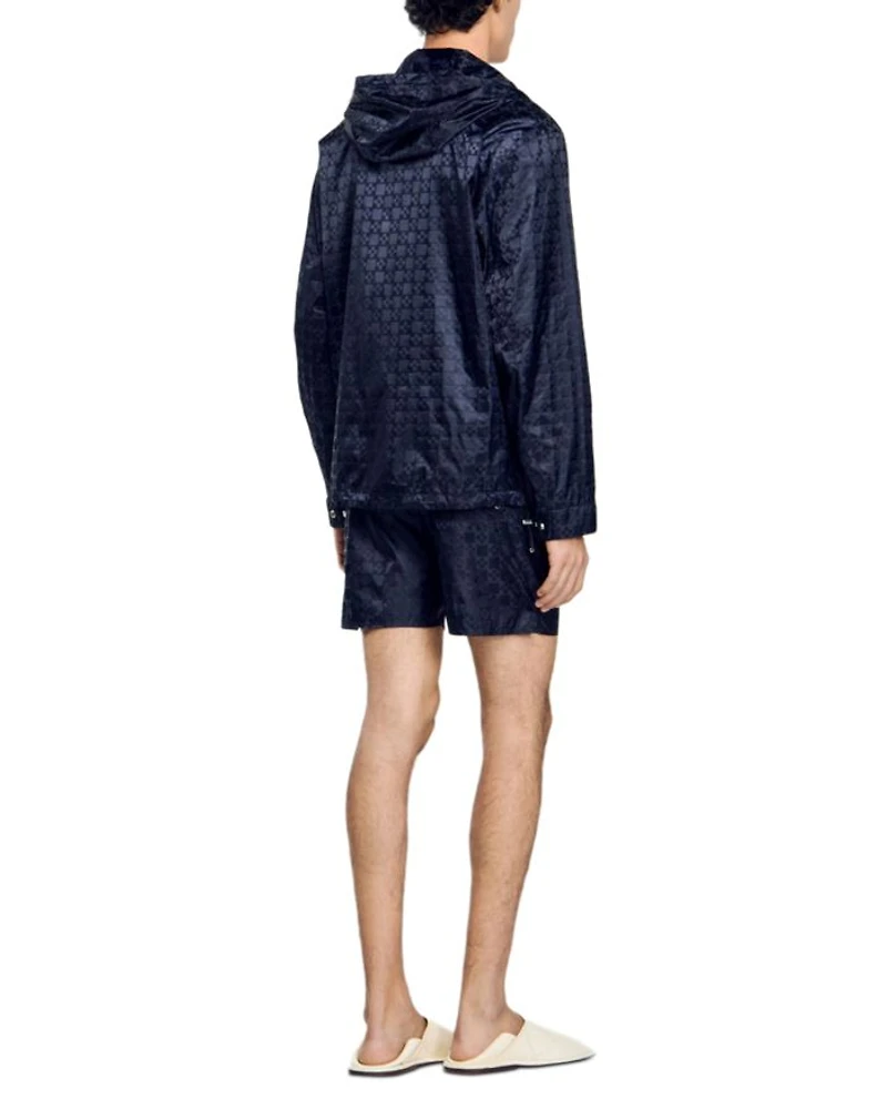 Square Cross Nylon Jacket