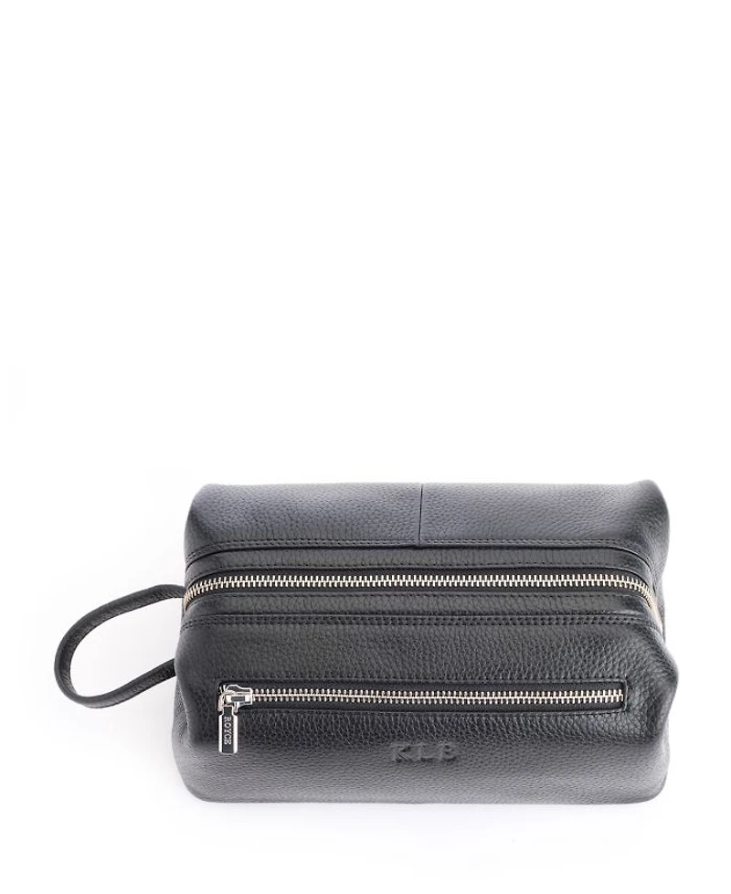 Classic Leather Toiletry Bag