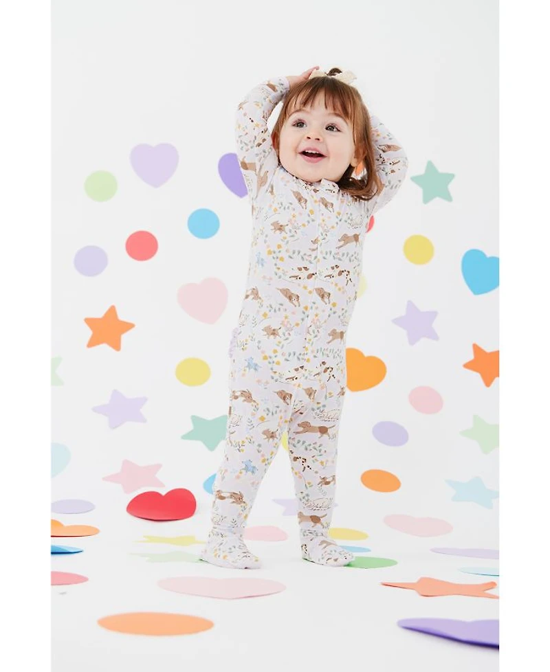 Girls' Best Fur End Footie - Baby