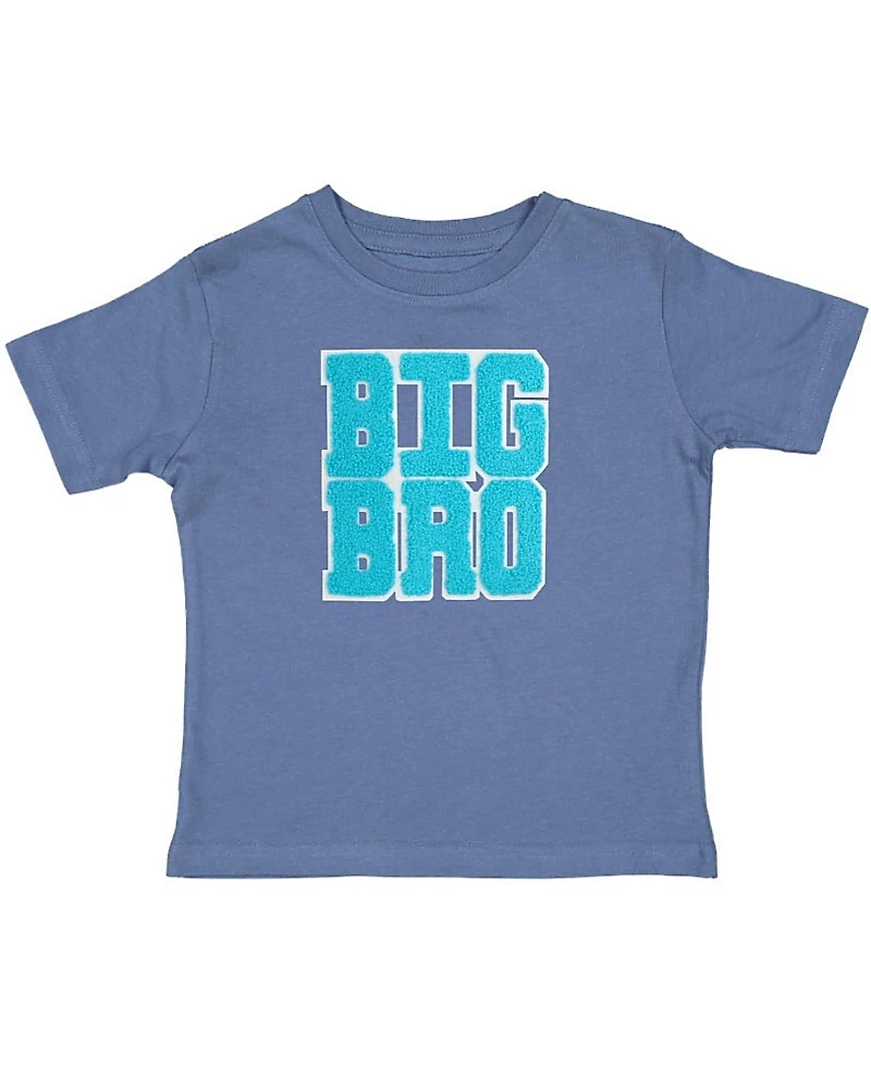 Sweet Wink Boys' Big Bro Patch Short Sleeve T-Shirt - Little Kid