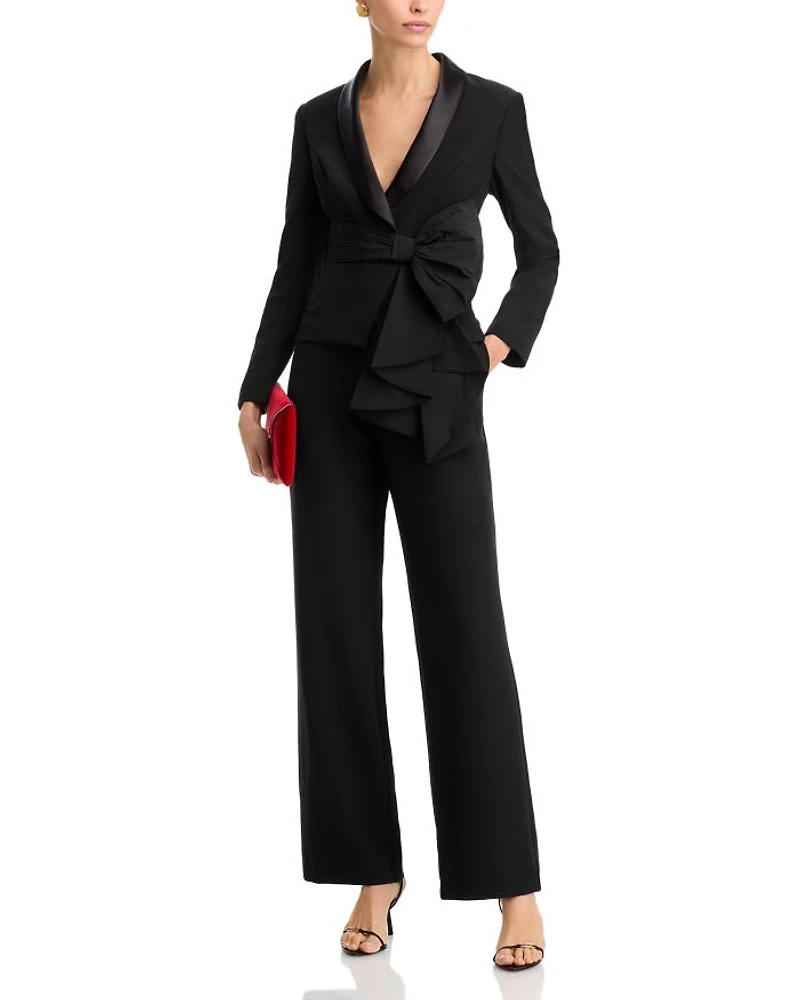 Bow Trim Jumpsuit