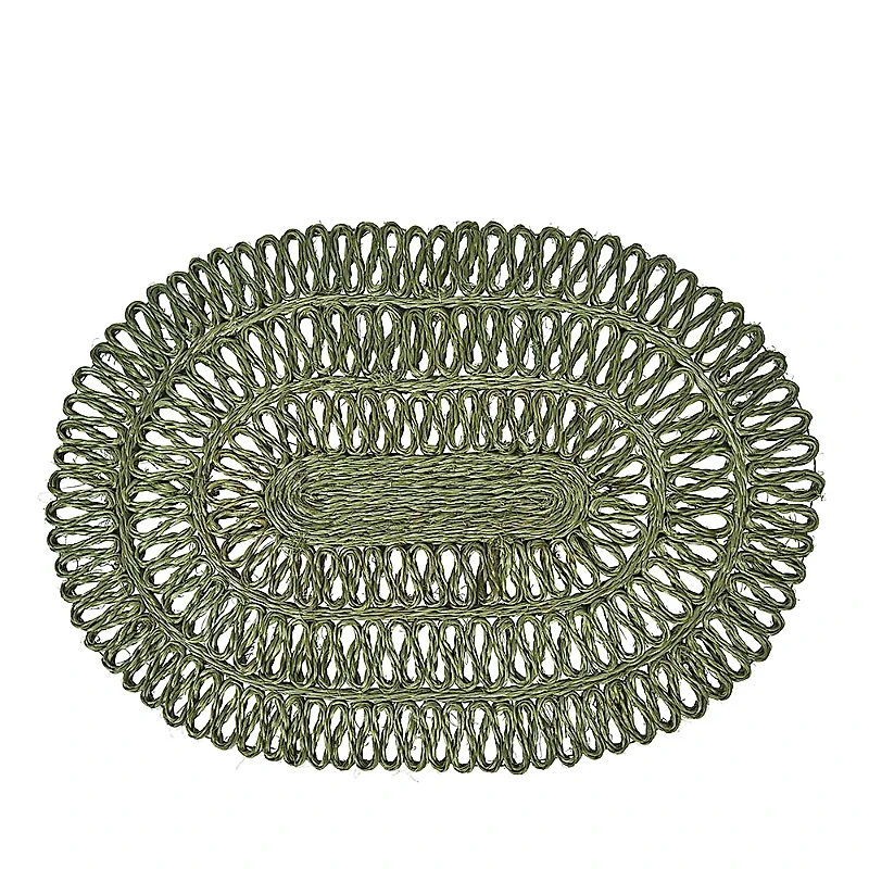 Juliska Straw Loop Oval Placemat