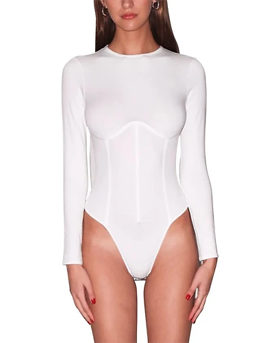 Long Sleeve Corset Bodysuit