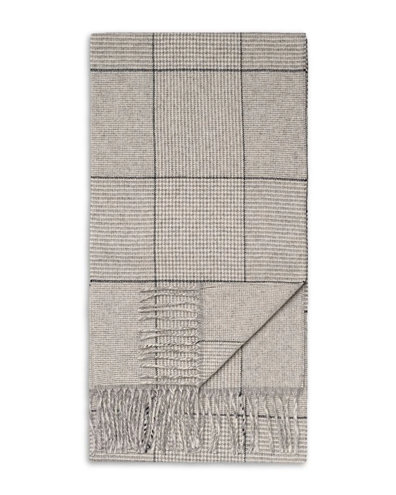 Prince Of Wales Check Cashmere Scarf