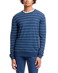 Peter Millar Hastings Regular Fit Striped Silk Sweater