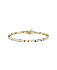 Mixed Shape Bracelet, Baguette & Brilliant Round Lab Grown Diamonds
