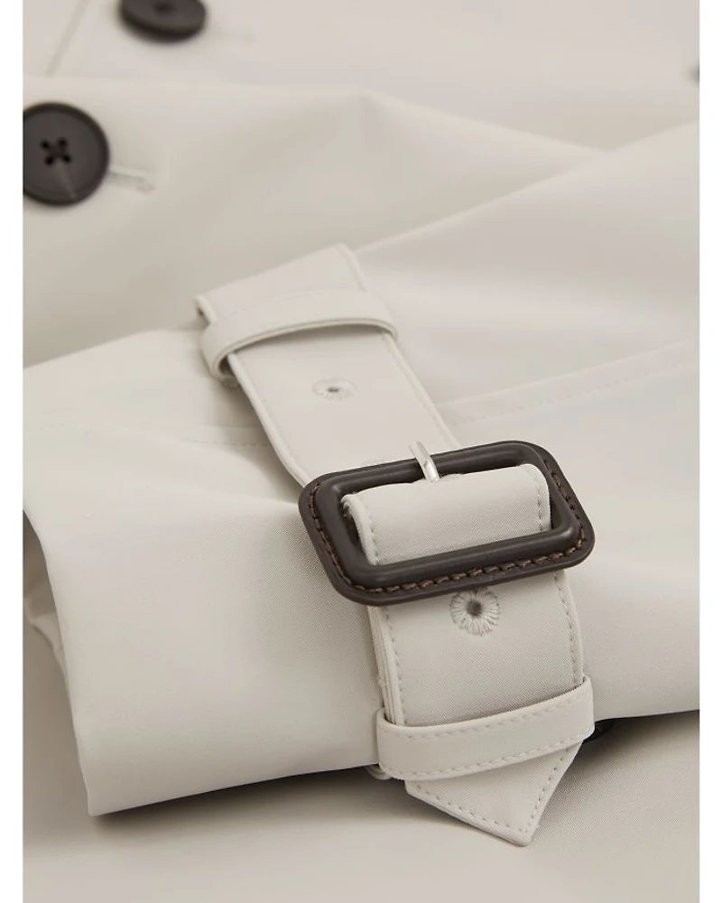 Scramble Nylon Blend Long Topcoat