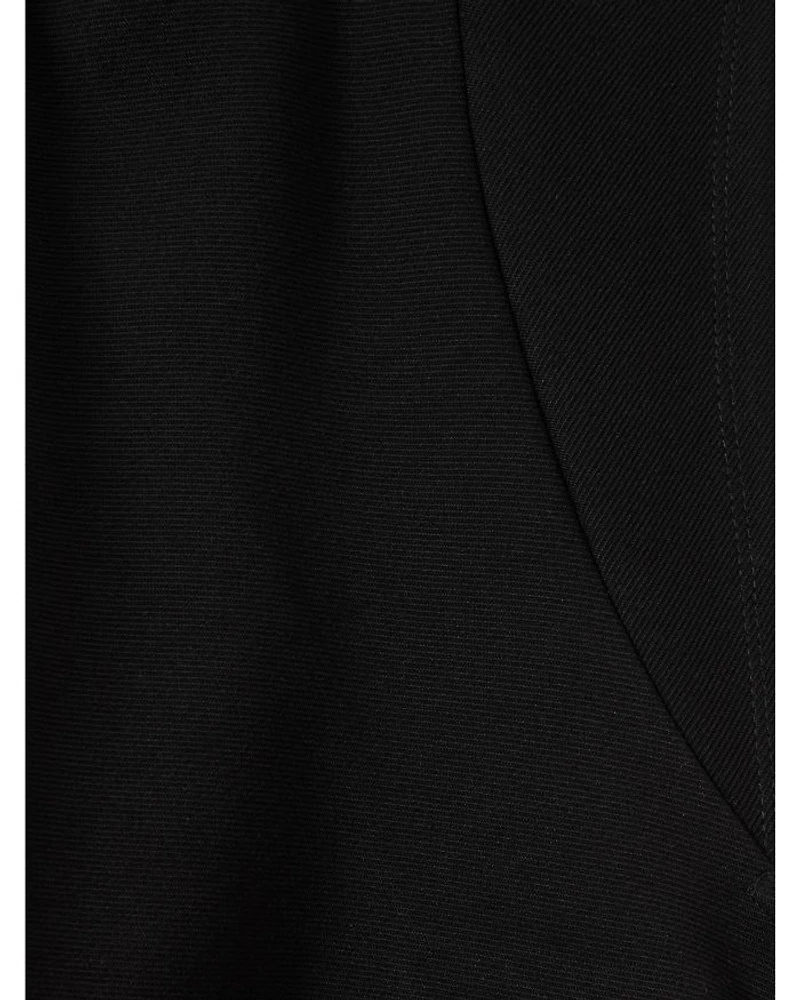Harlan Twill Jersey Midi Dress