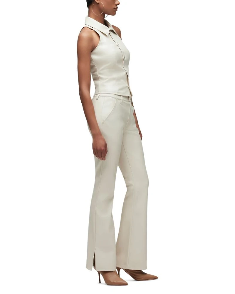 Barbara High Rise Bootcut Jeans Creme