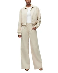 Jodie Wide Leg Suede Pants
