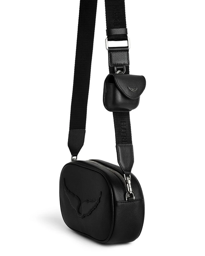 Rock With You Leather Camera Crossbody