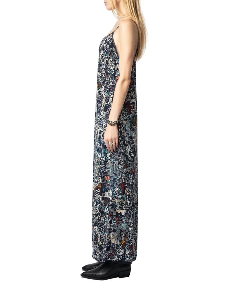 Ramelil Soft Butterfly Print Dress