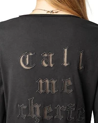 Tunisian Long Sleeve Tee