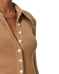 Gila Polo Button Front Top