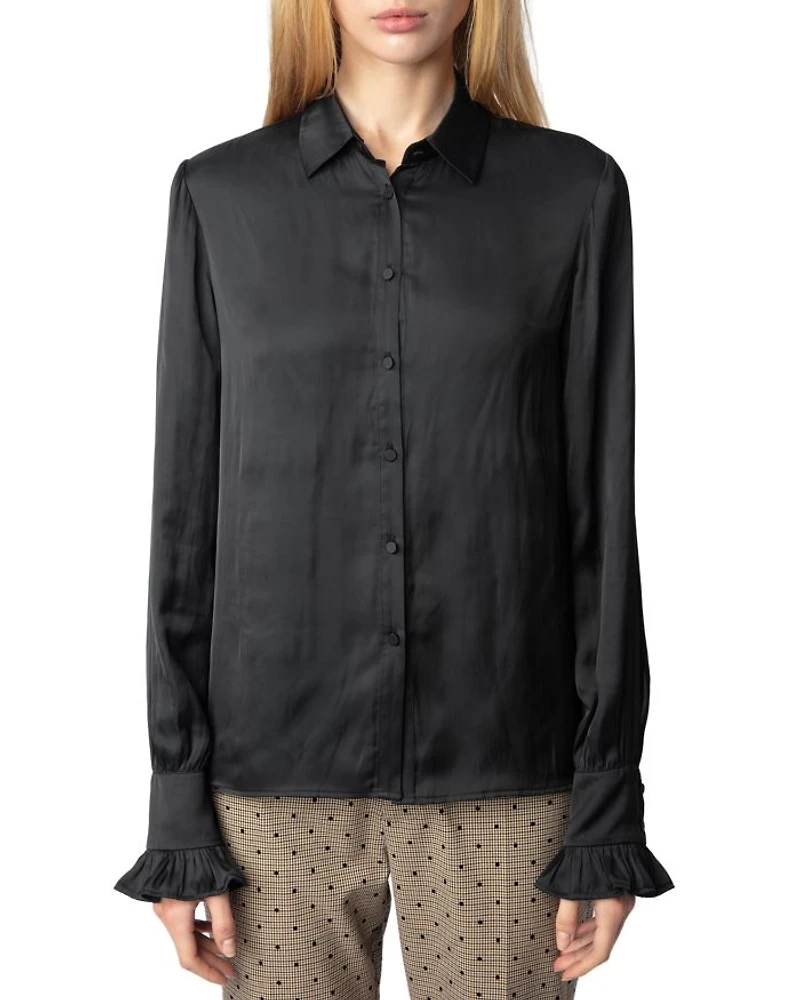 Thely Satin Blouse