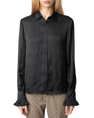 Thely Satin Blouse