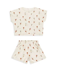 Raegan Gelato Print Top & Shorts Set - Little Kid