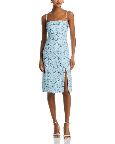 Echo Crepe Floral Midi Dress