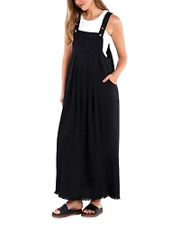 Chambray Overall Maxi Dress