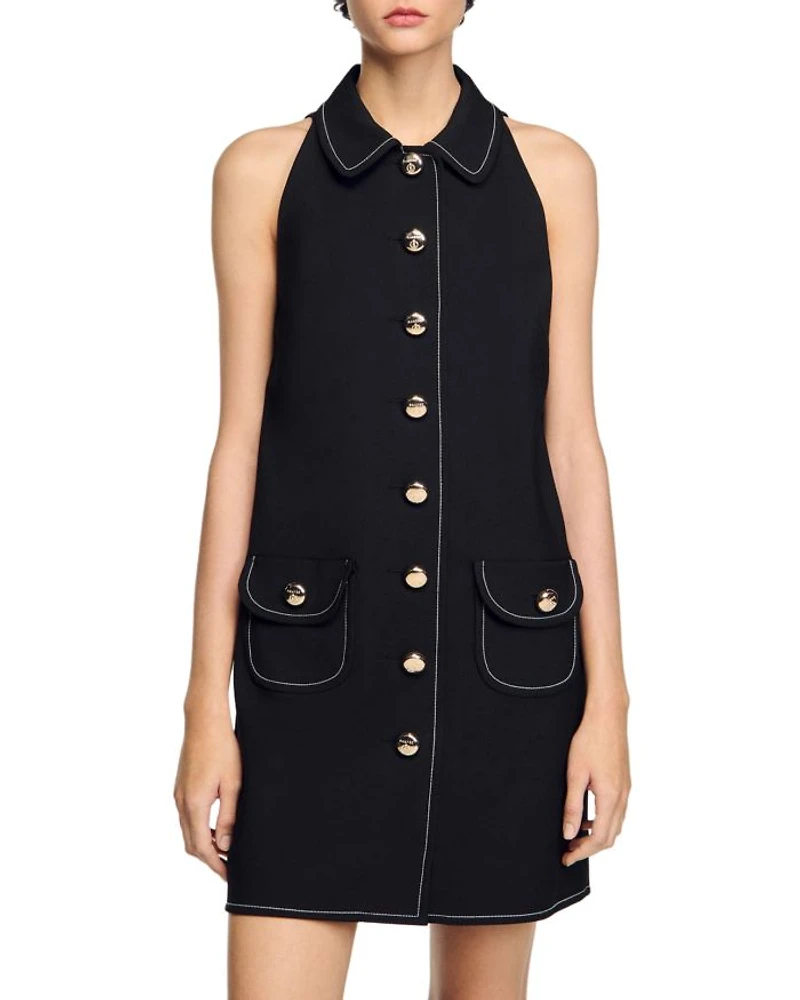 Peter Pan Collar Short Dress