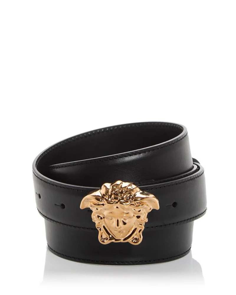Men's Medusa Leather Belt