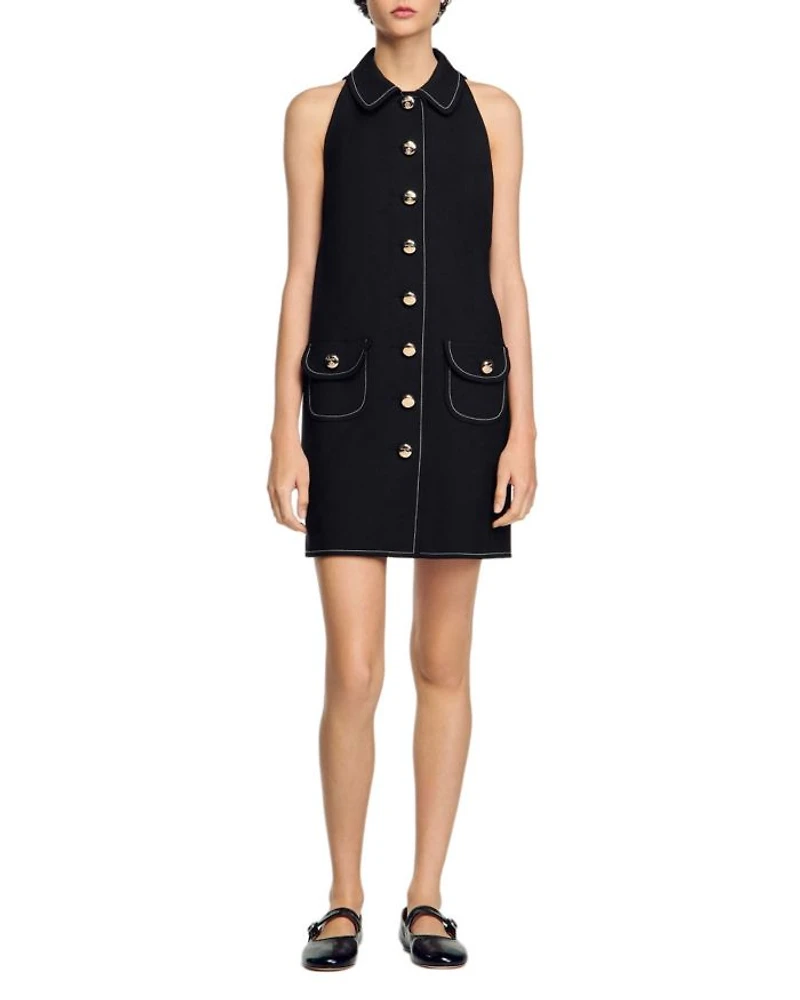 Peter Pan Collar Short Dress