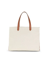 Women's B-Army 42 Canvas Tote Bag with Leather Details