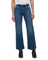 Hudson Rosie High Rise Wide Leg Ankle Jeans