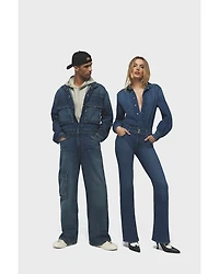The Designer Denim Jumpsuit