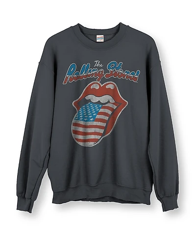 Junk Food Clothing Unisex The Rolling Stones America '78 Flea Market Fleece Sweatshirt